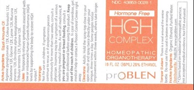 1 Fl Oz Bottle Label (Hgh Complex   1 Fl. Oz. Bottle Label)